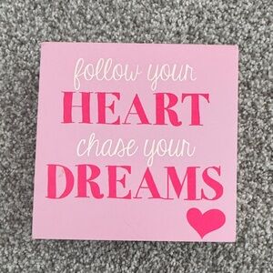 Pink Inspirational Wall Art